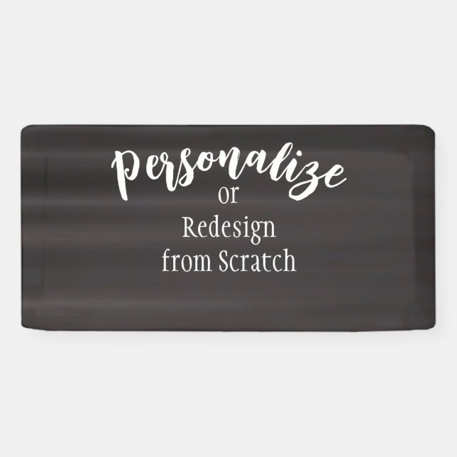 Banderoles Créez Votre Propre Design Sur Mesure (Horizontal)