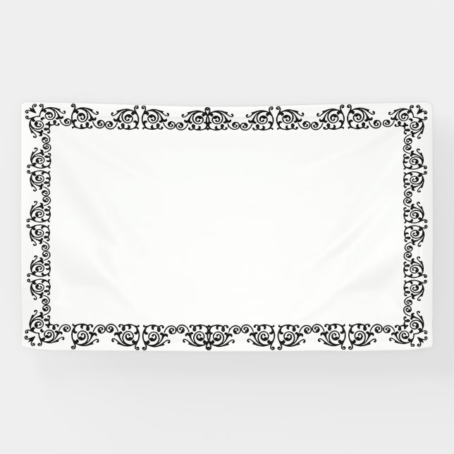 Banderoles Créez votre propre personnalisation élégante (Horizontal)