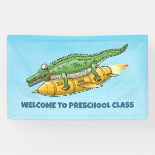 Banderoles Crocodile Fusée