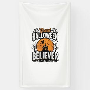 Banderoles Croyant d'Halloween Vintage Depuis 1966 Graphique_