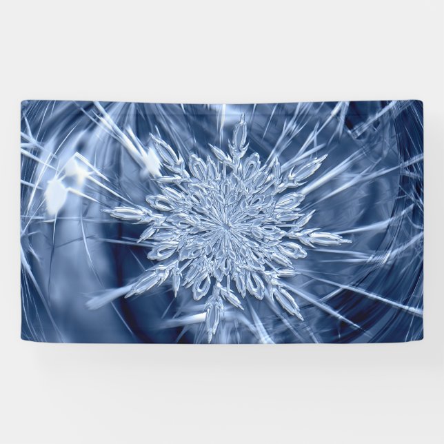 Banderoles Crystal de Snowflake (Horizontal)