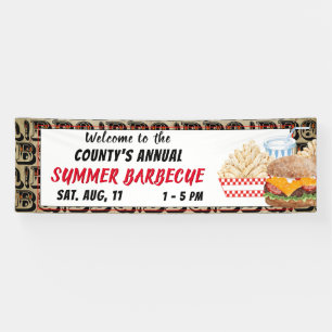 Banderoles Cuisine BBQ d'été
