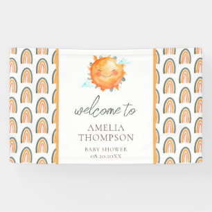 Banderoles Cuisine Ray Of Sunshine Rainbow Baby shower D'Accu