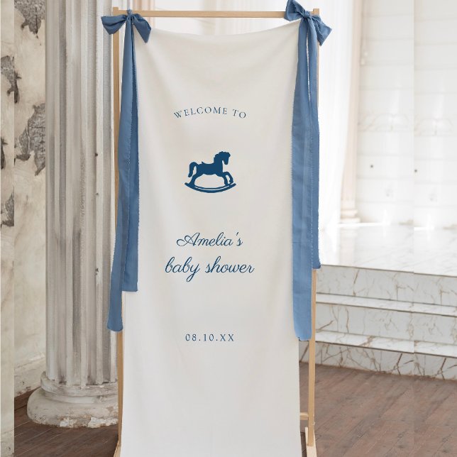 Banderoles Custom Rocking Horse baby shower (Créateur téléchargé)