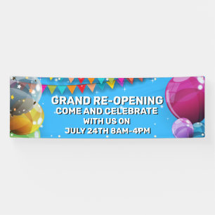 Banderoles Customiser Grand Rouverture Ballons Bunting Store