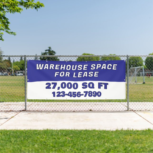 Banderoles Customize Warehouse Space For Lease Business (Insitu)