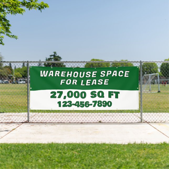 Banderoles Customize Warehouse Space For Lease Business (Insitu)