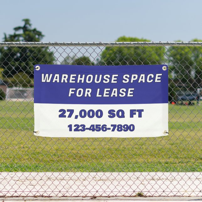 Banderoles Customize Warehouse Space For Lease Business (Insitu)