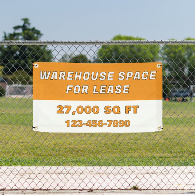 Banderoles Customize Warehouse Space For Lease Business (Insitu)