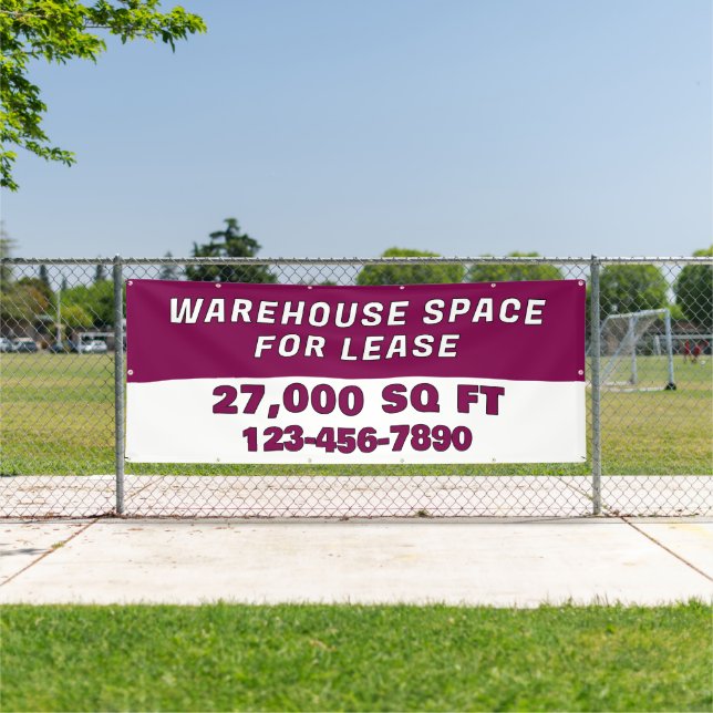 Banderoles Customize Warehouse Space For Lease Business (Insitu)