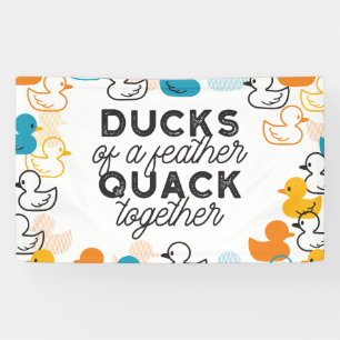 Banderoles Cute Funny Canards Puns Citation II