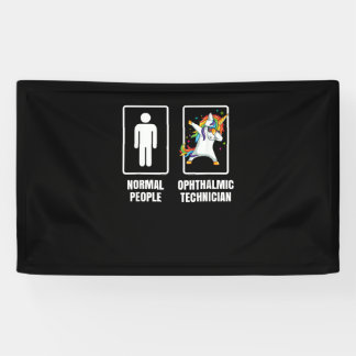Banderoles Dabbing Unicorn Ophtalmic Technicien Docteur Physi