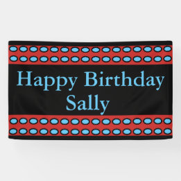 Banderoles De "coutume de sortie joyeux anniversaire