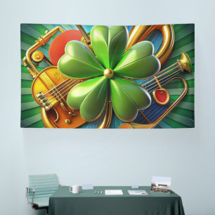 Banderoles Découvrez l'harmonie parfaite du Shamrock, de la m