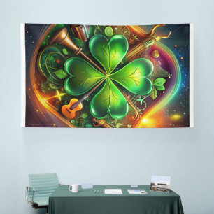 Banderoles Découvrez l'harmonie parfaite du Shamrock, de la m
