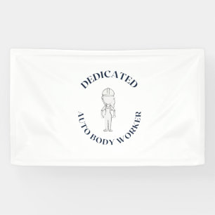 BANDEROLES DEDICATED  AUTO BODY TECHNICIAN