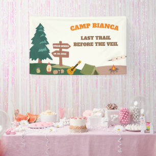 Banderoles Dernier Sentier Avant Le Camp Veil Bachelorette Pa