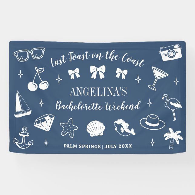 Banderoles Dernière Toast sur la Côte pour l'Enterrement de V (Horizontal)