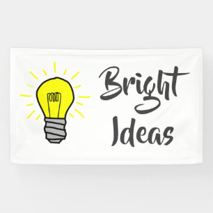 Banderoles Des idées brillantes