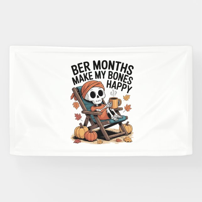 Banderoles Des mois meilleurs rendent mes os heureux Noël (Horizontal)