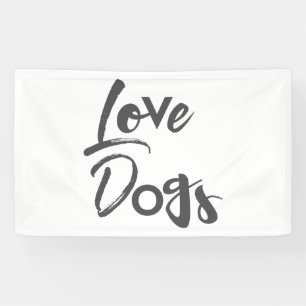 Banderoles Design moderne, simple, urbain, cool de Love Dogs