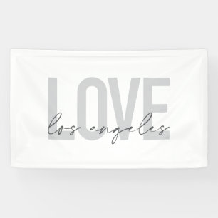 Banderoles Design urbain, simple et moderne de Love Los Angel