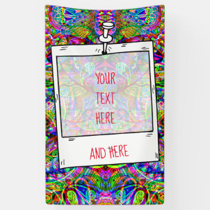 Banderoles Dessin d'art fantastique - Abstrait Néon Shift 3