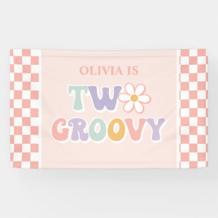 Banderoles Deux Super Pink Daisy Checker