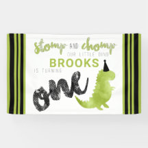 Dinosaure Thème Notre Petit Dino Black Green Stomp