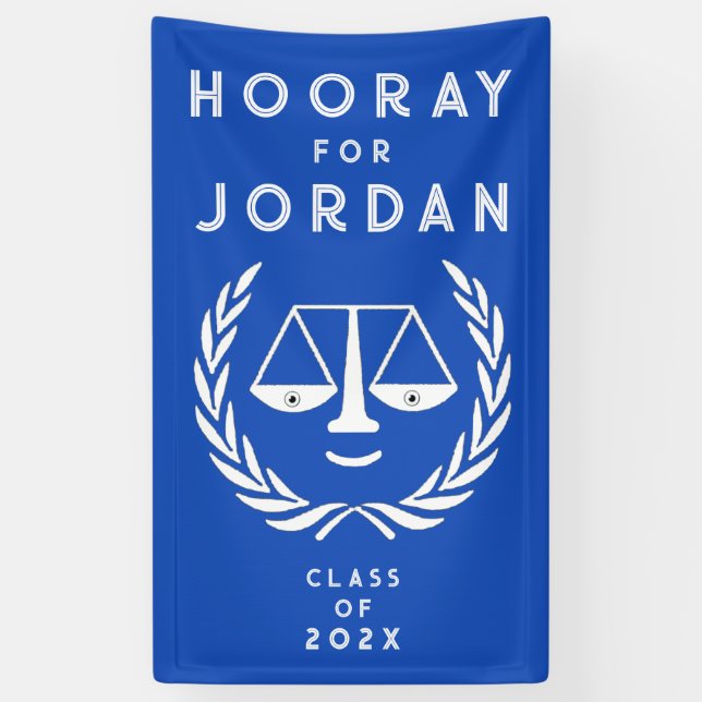 Banderoles Diplôme d'études de droit (Vertical)