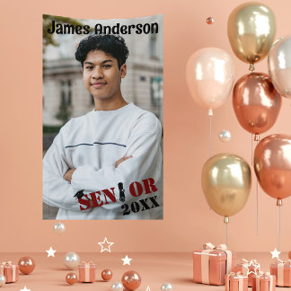 Banderoles Diplôme photo supérieur personnalisé