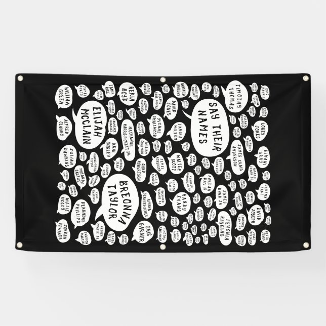 Banderoles dire leurs noms (Horizontal)