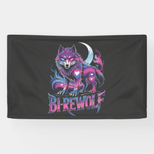 Banderoles Dire Wolf Birewolf Bisexual LGBT
