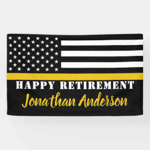 Banderoles Dispatcher Thin Gold Line Retraite personnalisée