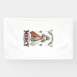 Banderoles Divine Mercy Jésus Je me confie en Toi Vintage T-S