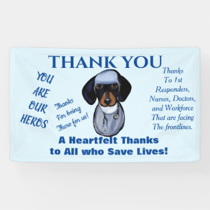 Banderoles Docteur Dachshund