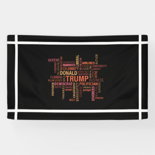 Banderoles Donald j Trump 2016 candidat à la présidence