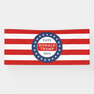 Banderoles Donald Trump 2016