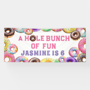 Banderoles Donut Anniversaire Soirée Hole Bund Amusement