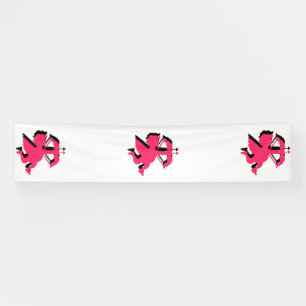 Banderoles Double Cupid Saint Valentin 2.5x12 Vinyl