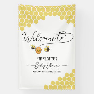 Banderoles Douce Petite Ruche de Bébéabeilles Fête Prénatale