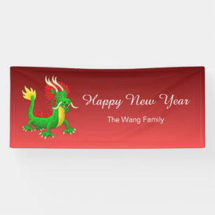 Banderoles Dragon Chinois Moderne