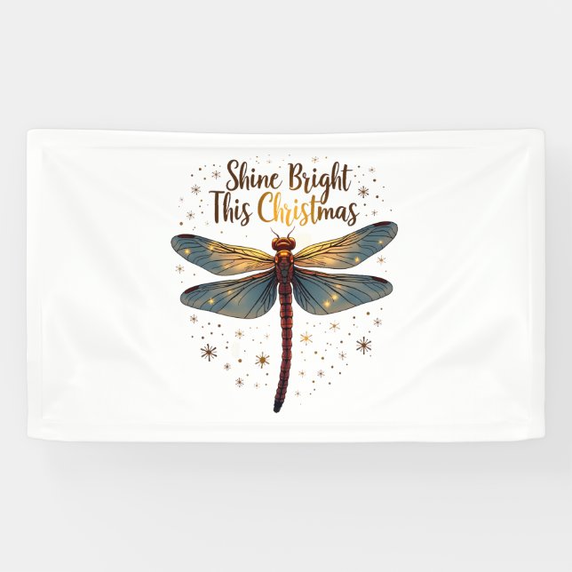 Banderoles Dragonfly Star de Noël (Horizontal)