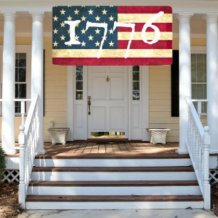 Banderoles Drapeau américain Fête du 4 juillet 1776