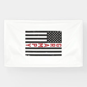 Banderoles Drapeau américain vintage vectoriel patriote papy