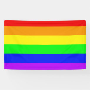 Banderoles Drapeau arc-en-ciel