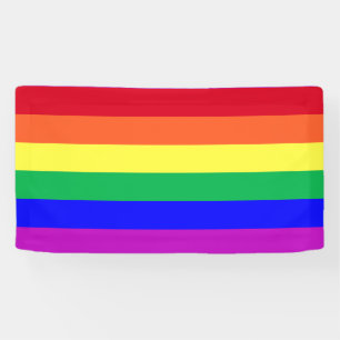 Banderoles Drapeau arc-en-ciel de la fierté LGBT LGBTQ+ Gay
