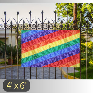 Banderoles Drapeau arc-en-ciel LGBT bandes arc-en-ciel gay pr