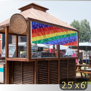 Banderoles Drapeau arc-en-ciel LGBT bandes arc-en-ciel gay pr