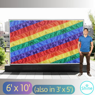 Banderoles Drapeau arc-en-ciel LGBT LGBTQ bandes arc-en-ciel 